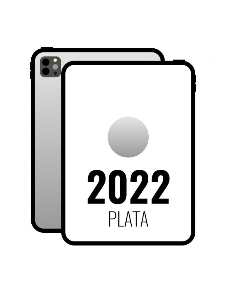 Apple ipad pro 12.9' 2022 6th wifi/ m2/ 256gb/ plata - mnxt3ty/a